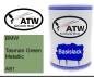 Preview: BMW, Tasman Green Metallic, A81: 500ml Lackdose, von ATW Autoteile West.